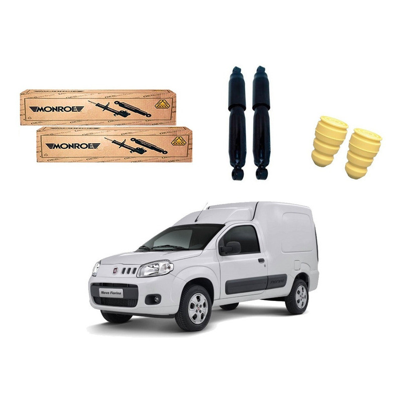 Kit Amortecedor Traseiro, Nova Fiorino 1.4 2013 A 2016