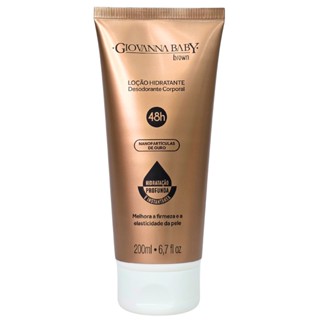 Loção Hidratante Corporal Nanopartículas De Ouro Brown 48h Vegano Giovanna Baby 200ml em Oferta na Shopee