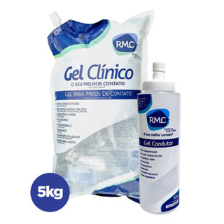 Gel Bag 5Kg Condutor Incolor Para Ultrassom + Recipiente 300g - RMC em Oferta na Shopee
