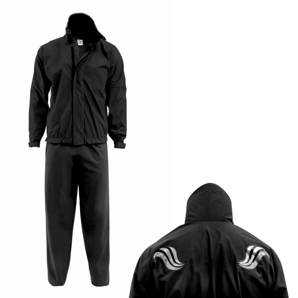 CAPA DE CHUVA ALBA MODELO AMÉRICA PRETO MASCULINA 