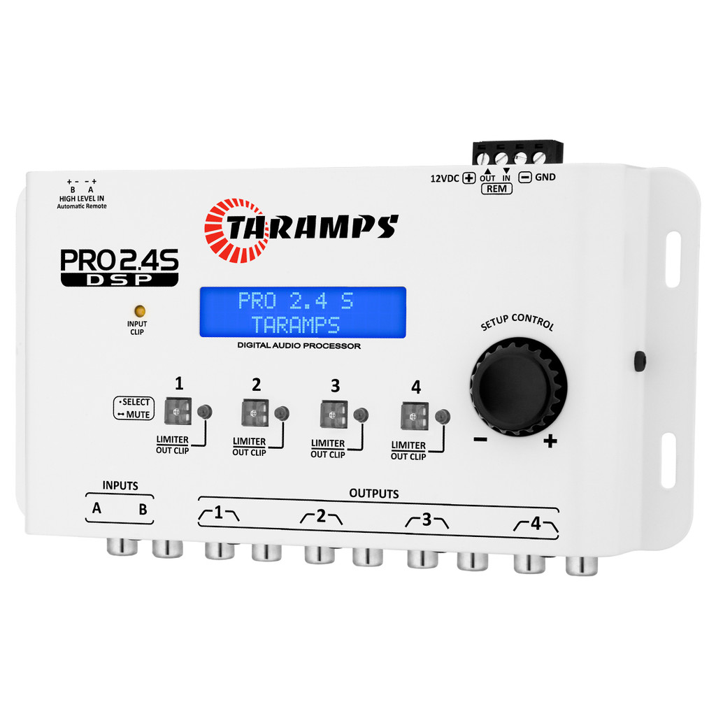 PROCESSADOR DE AUDIO DIGITAL TARAMPS PRO 2.4 S BRANCO · foto 2