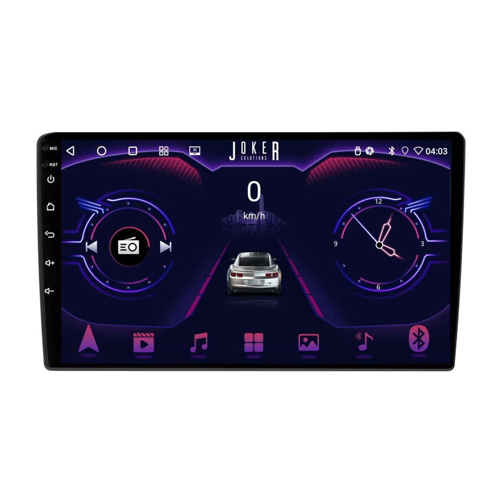 Multimídia 9p Universal Para Carro Joker 2ram 64gb Quadcore Android Carplay Rádio Gps Tela Ips em Oferta na Shopee