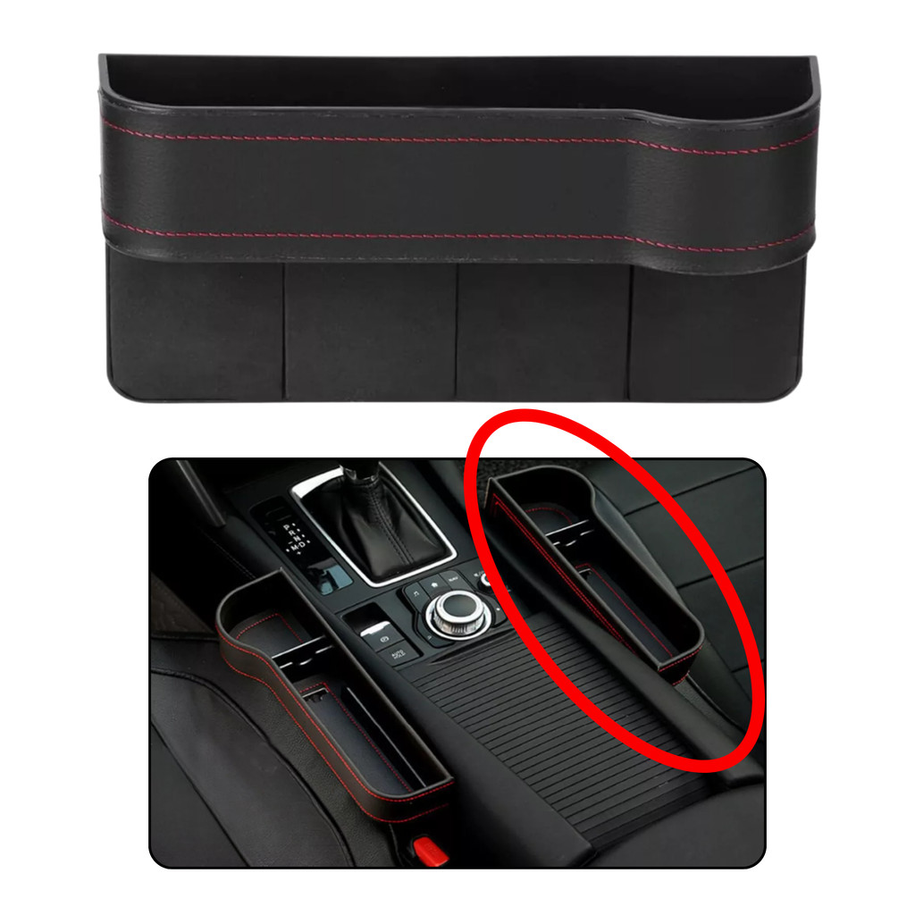 Porta objetos Veicular Universal Preto Carro Direito Latas