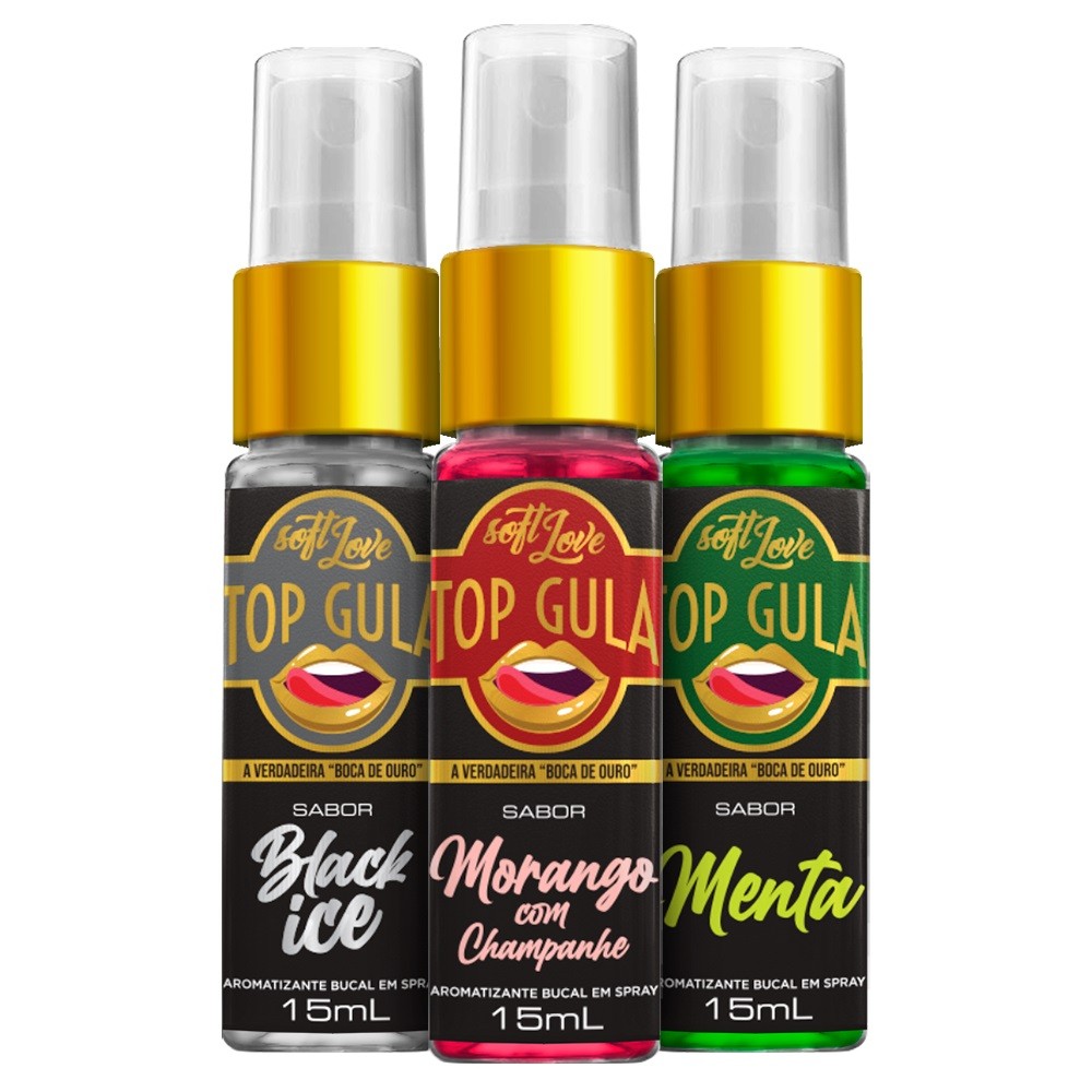 Top Gula - In Gula Garganta Profunda - Gel Lubrificante Beijável Sexo Oral