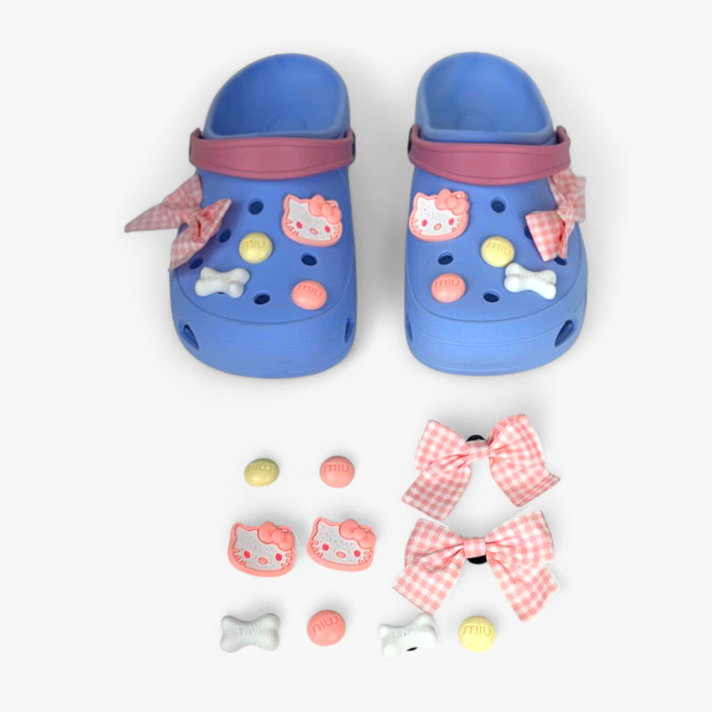 KIT babuche + Botons e várias formas de decorar