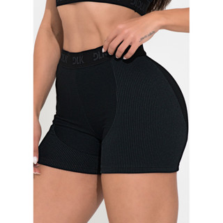 SHORT CANELADO COM ELÁSTICO NA CINTURA ACTION DLK em Oferta na Shopee
