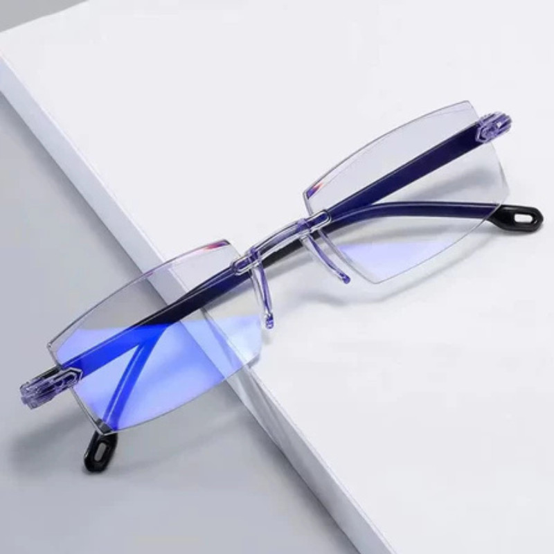 Óculos Inteligente com Ajuste de Grau Automático - Anti Luz Azul - Visão Perto e Longe em Oferta na Shopee