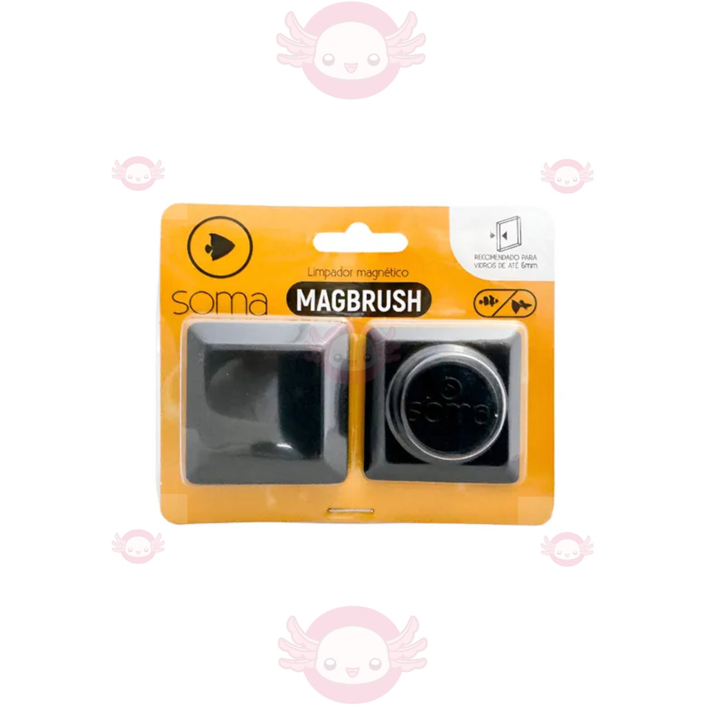 Mini Limpador Magnético Flutuante SOMA - Aquários até 6mm 
