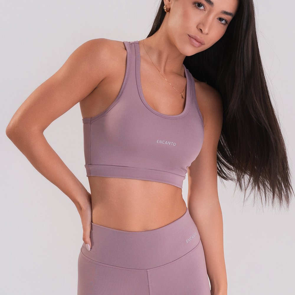 Conjunto Fitness Feminino Legging e Top Nadador em Oferta na Shopee