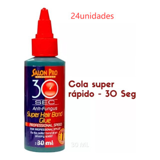 Kit C/24 Salon Pro 30sec e Cola De Cílios Postiços em Oferta na Shopee