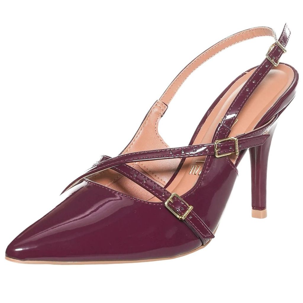 Sapato Feminino Slingback Conforto Salto Medio Vizzano