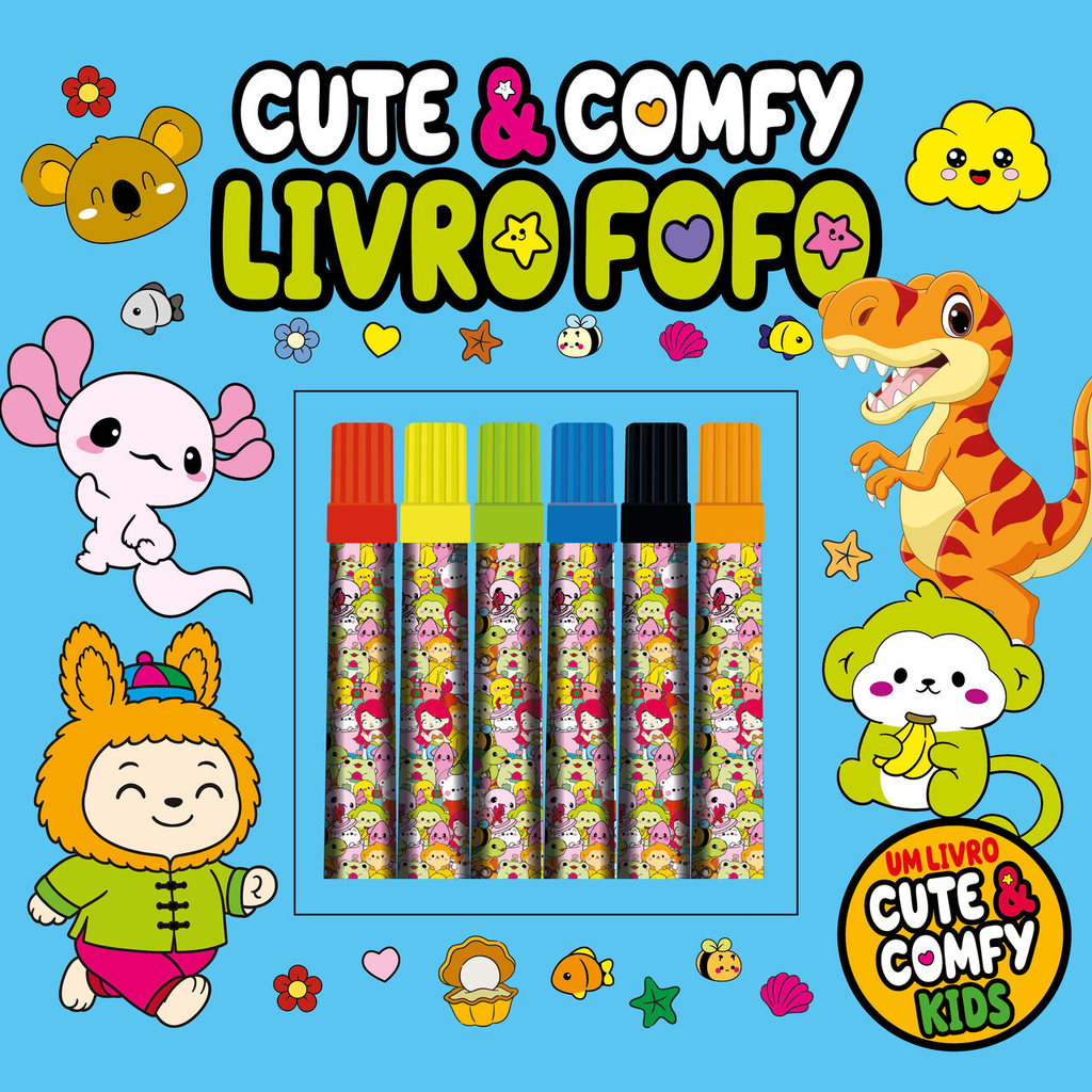 Cute & Comfy Livro Fofo - Cute & Comfy Kids - Azul