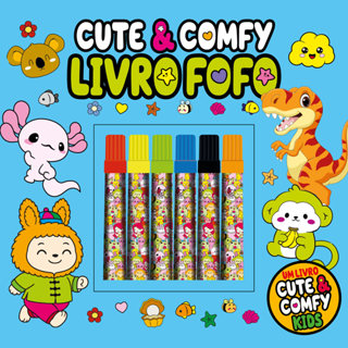 Cute & Comfy Livro Fofo - Cute & Comfy Kids - Azul em Oferta na Shopee