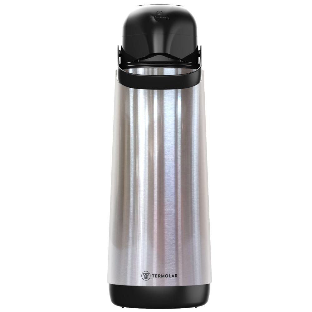 Garrafa de Café Térmica Termolar de 1;8 Litros Feita em Inox com Ampola de Vidro em Oferta na Shopee