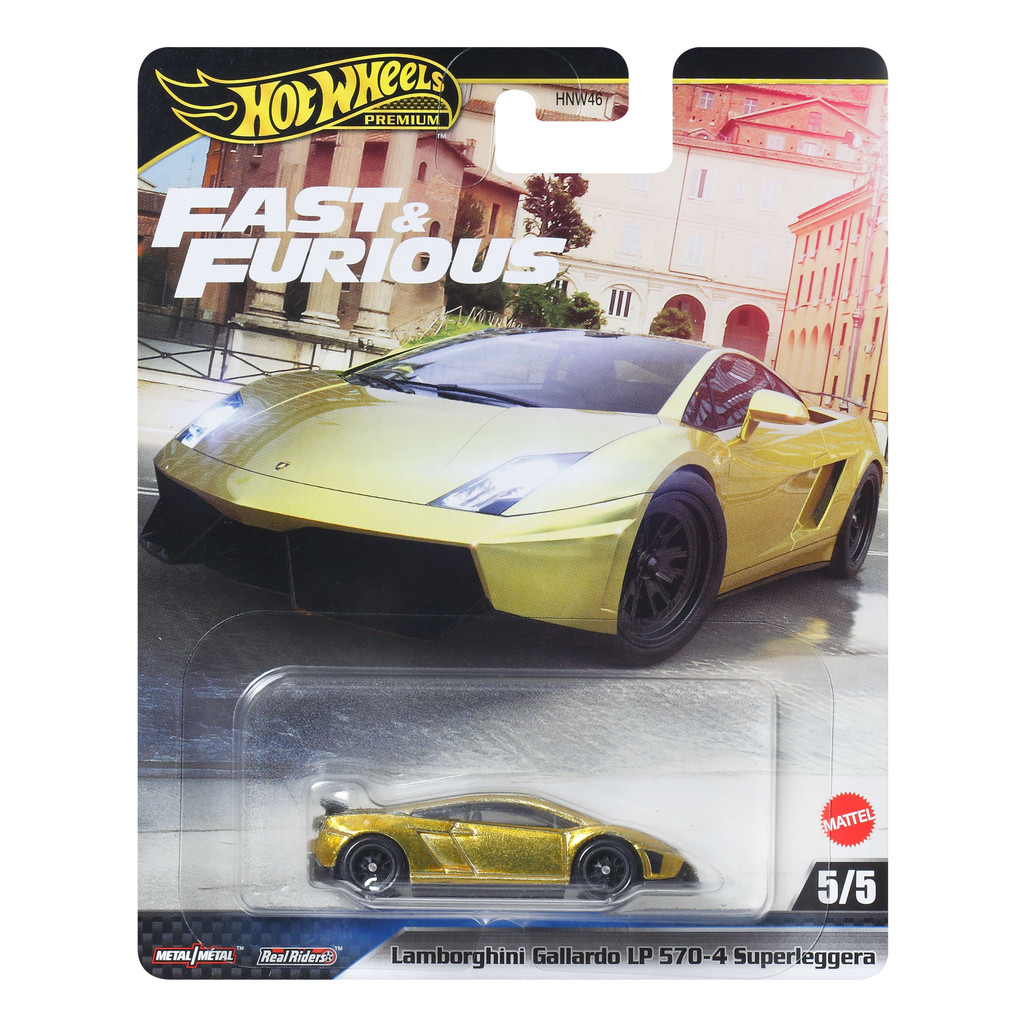 Hot Wheels Premium Lamborghini Gallardo LP 570-4 Superlegger - Fast & Furious
