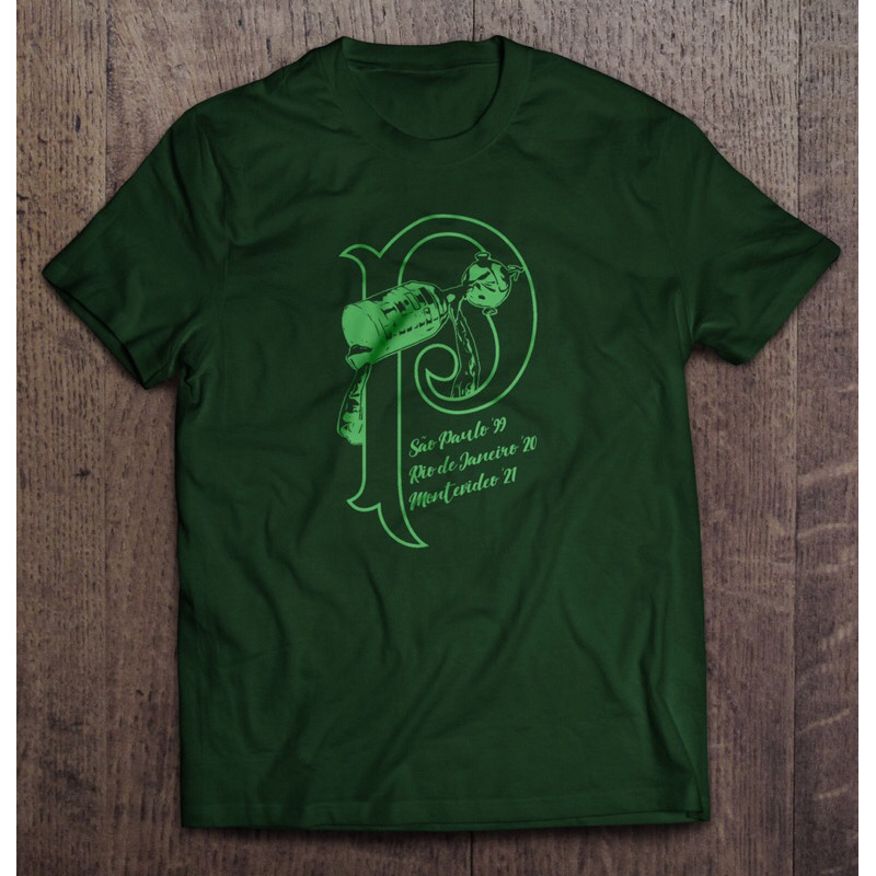 Camiseta Palmeiras tri Libertadores Blusa 100% algodão Taça da Liberta envio Imediato STORE
