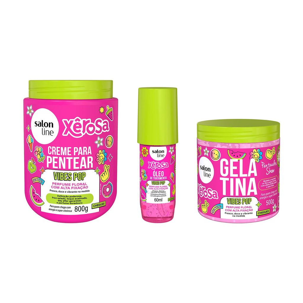 Kit Finalização com Alta Fixação Xêrosa Vibes Pop