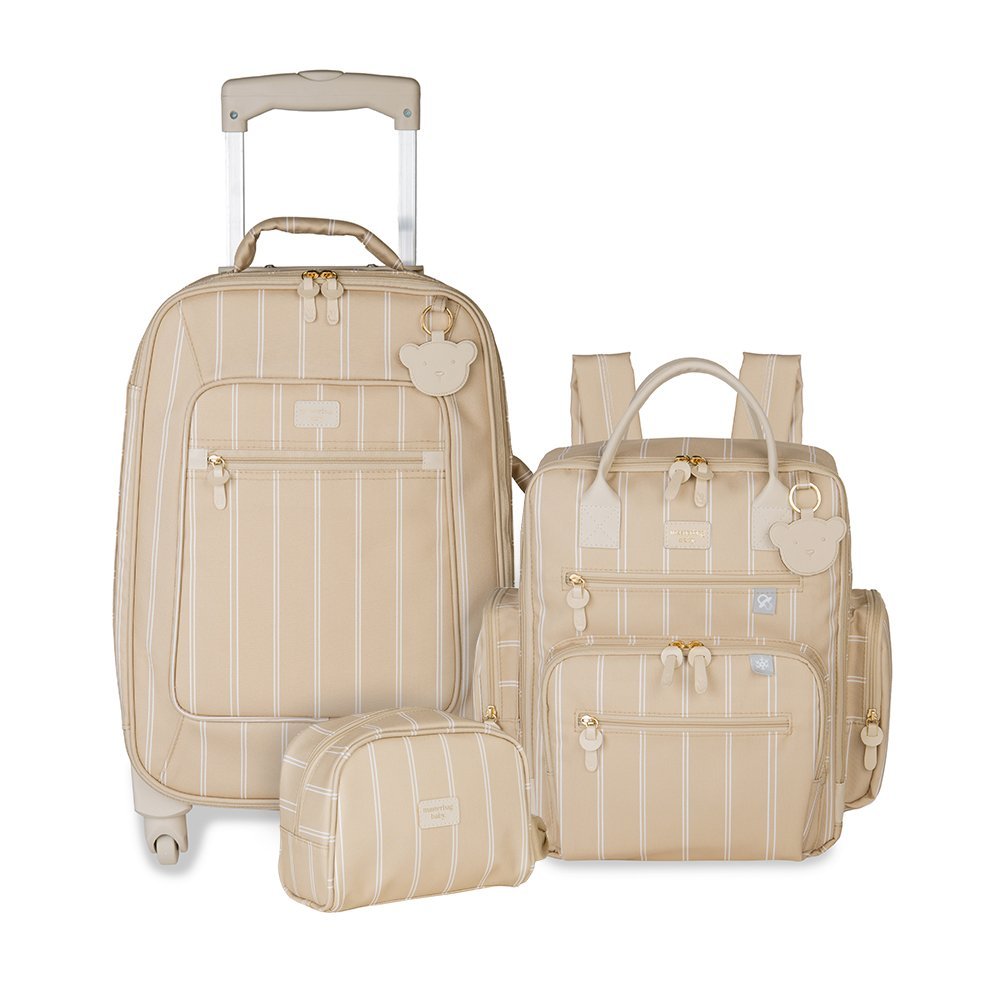 Kit Mala Maternidade com rodinhas + Mochila Urban + Necessaire para Bebê Masterbag Baby B…