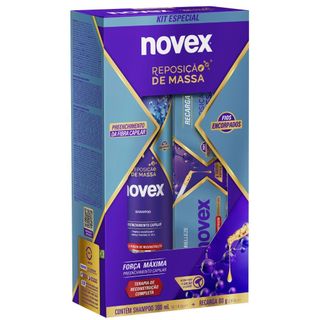 Kit Premium Novex Reposição de Massa Shampoo+Recarga