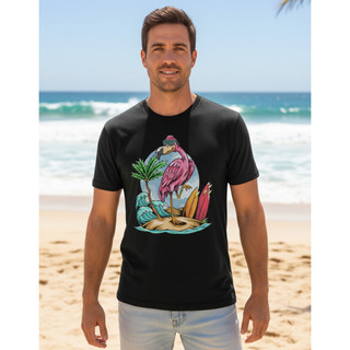 Camisa Estampada Masculina Algodão