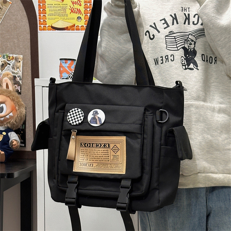 Nova moda Bolsas femininas transversais e de ombro grande tote bag para estudante presente em Oferta na Shopee