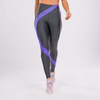Legging Dopamine Cinza Clip Platinado Com Estampa Emborrachada em Oferta na Shopee
