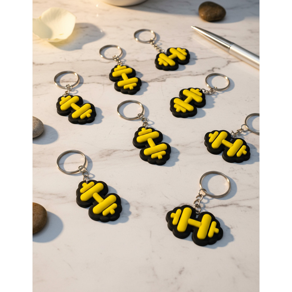 Chaveiro Lembrancinha Academia Musculação Halteres para Presentear em Oferta na Shopee