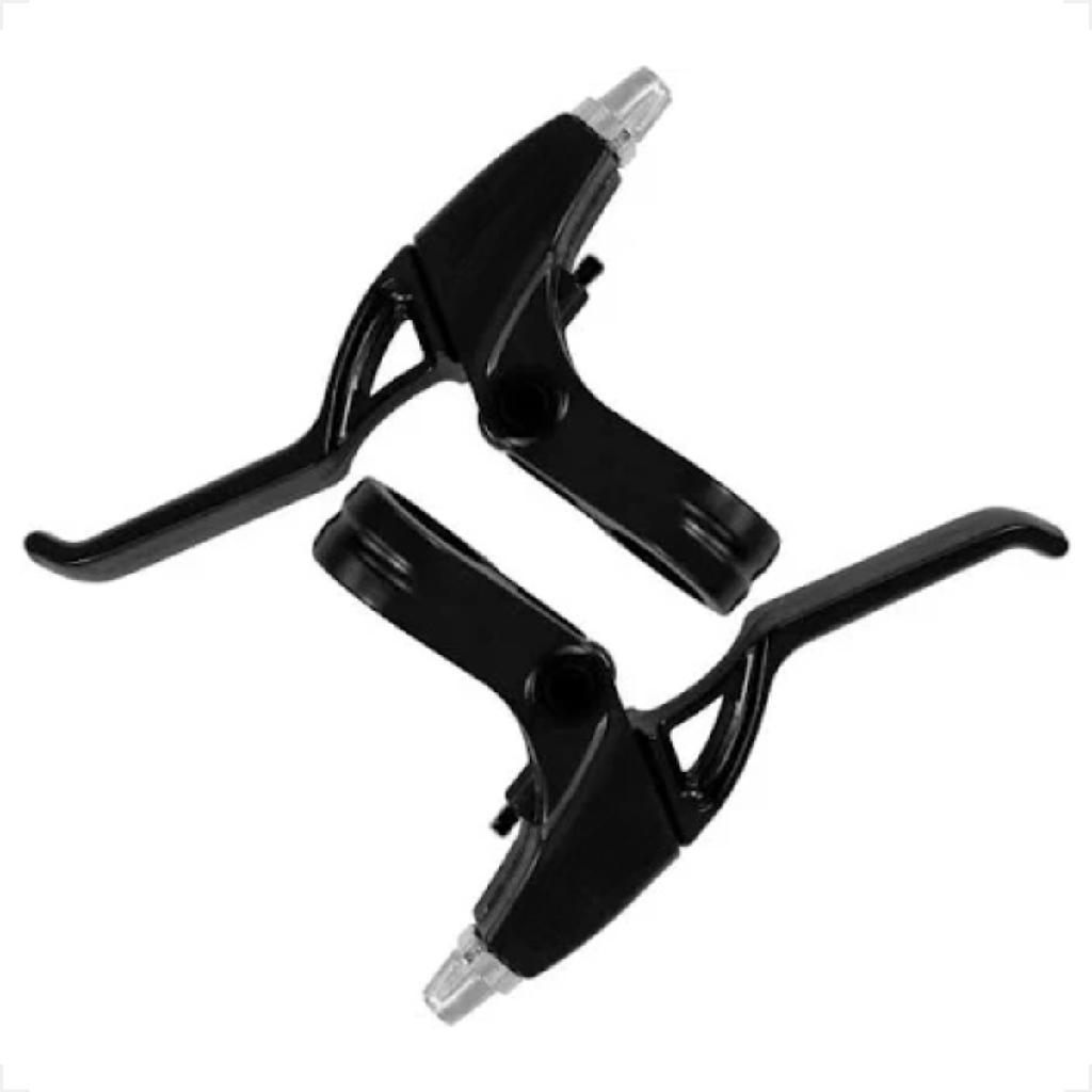 Manete Bike Nylon Macaneta Freio Vbrake Disco Com Regulagem Regulador em aluminio