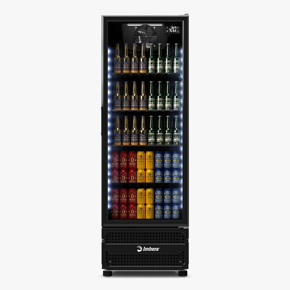 Cervejeira Imbera 393 Litros Porta De Vidro Full Black CCV290-220V em Oferta na Shopee