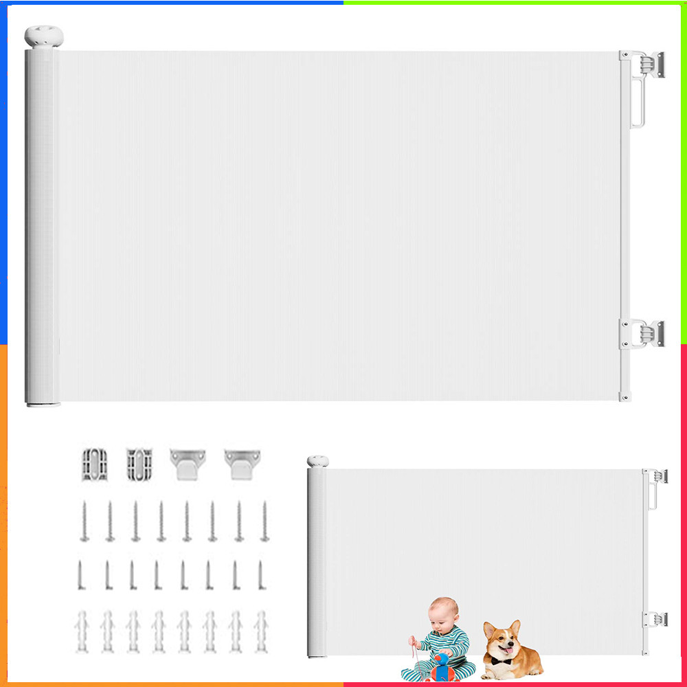 Cerca de porta conveniente, cerca de porta de cozinha, segurança infantil, cerca de porta para animais de estimação, 1.5