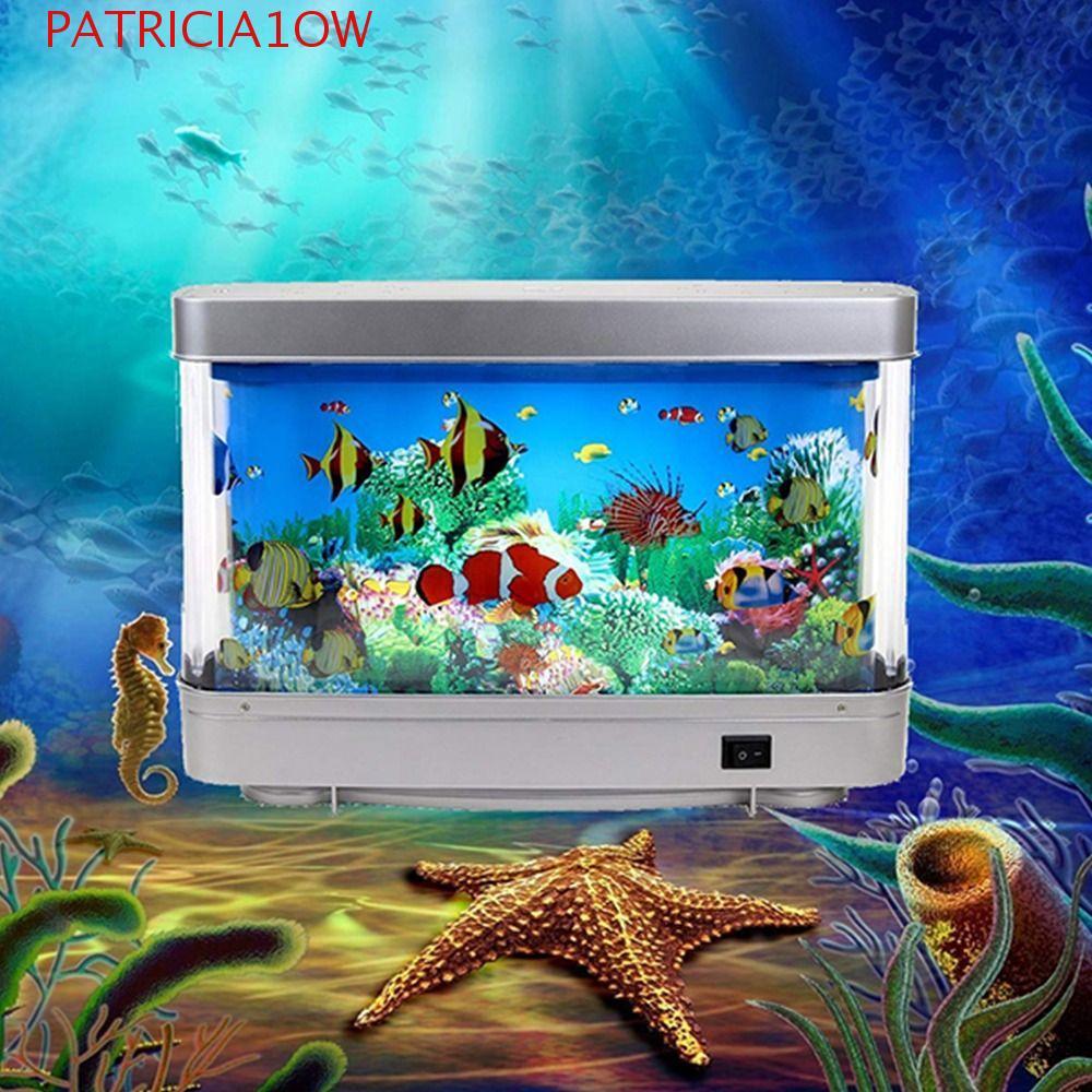 PATRICIA1OW Simulação Lâmpada De Peixe Ornamental , Com Interruptor Tanque De Peixes Artificial Dinâmica De Oceano Virtu em Oferta na Shopee