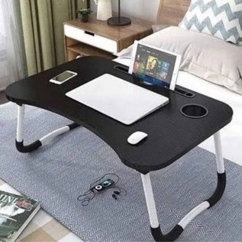 Mesa Mesinha Apoio Suporte Notebook Dobrável Multiuso Cama Sofá Tablet Copo Refeição Home Office