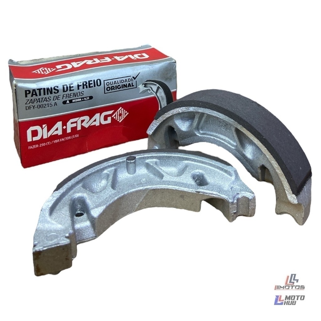 Patin De Freio Ybr Factor / Fazer 250 Dfy-00215a (+0.25) Diafrag