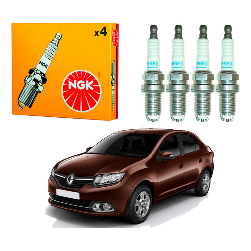 Jogo Velas Ngk Logan 1.6 8v 2014 A 2017 em Oferta na Shopee