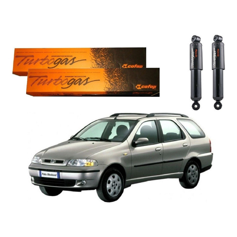 Par Amortecedor Traseiro Palio Weekend 1.5 1.6 1996 A 2004 em Oferta na Shopee