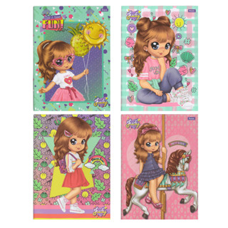 Caderno Costurado Capa Dura 1x1 - 96 Folhas - Judy - Foroni em Oferta na Shopee