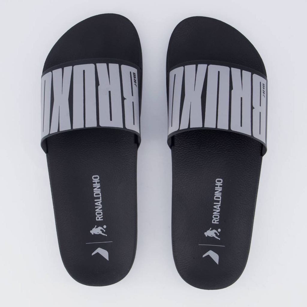 Chinelo Rider Slide R10 Preto e Cinza em Oferta na Shopee