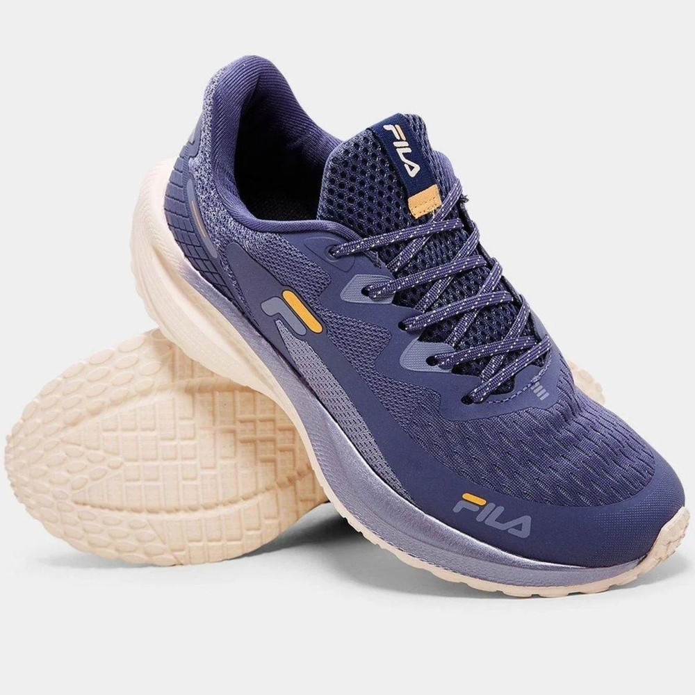 Tênis Fila Spritz Feminino - Azul e Laranja