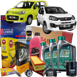 Kit Revisao Fiat Novo Uno Vivace 1.0 Evo Selenia 5w30
