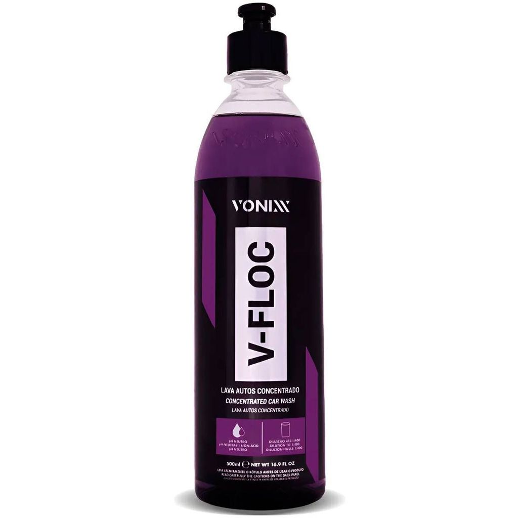 V-Floc 500ml Shampoo Automotivo Neutro Concentrado Vonixx em Oferta na Shopee