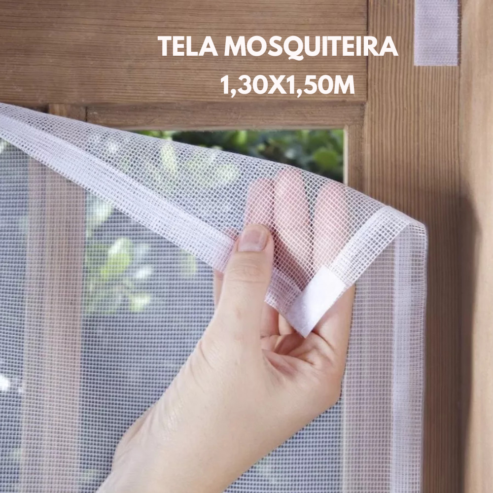 Tela Para Janela Anti Mosquito Mosquiteira Pratica