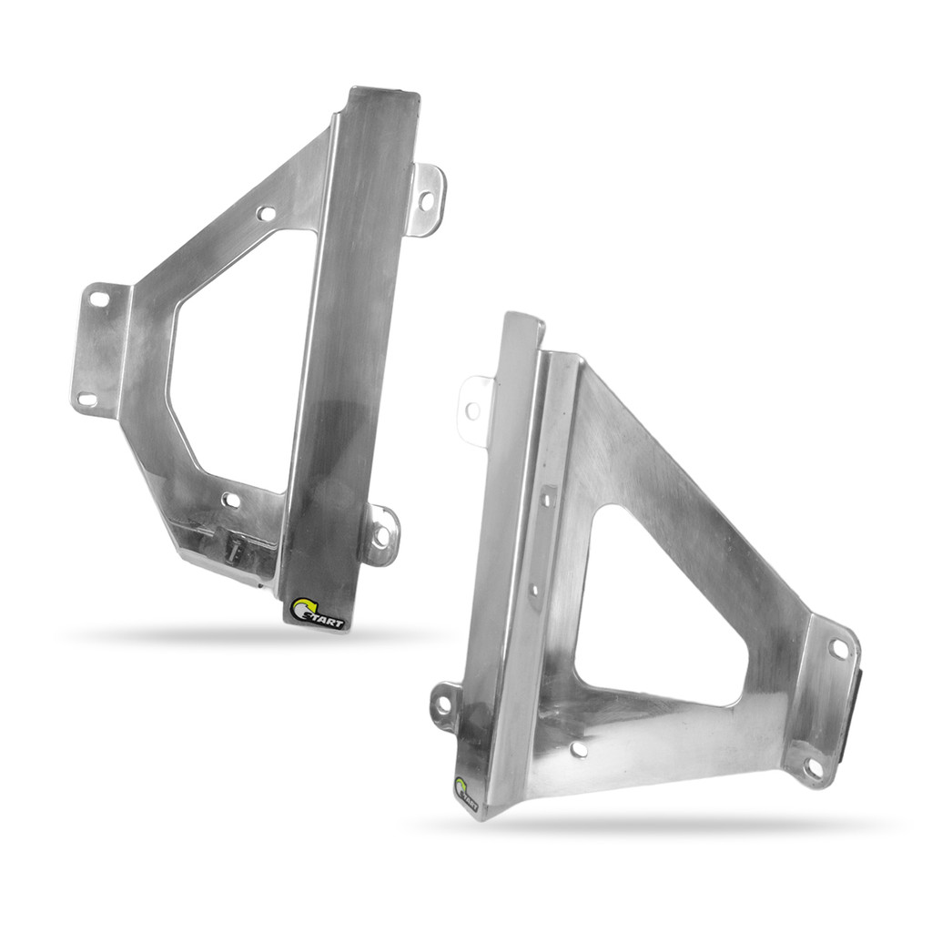 Protetor Radiador Start C/ Suporte Ventoinha Honda Crf 250r Crf 250rx 2022 Em Diante
