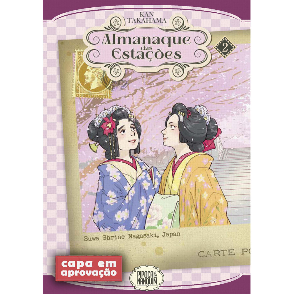 Capa do livro Mangá - Almanaque das Estações (Mangá - Vol. 2 de 2) - por Kan Takahama - Editora Pipoca & Nanquim