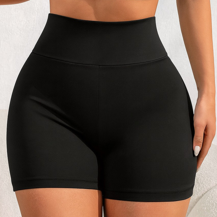Shorts Legging Suplex Cintura Alto Modelador Feminino Academia Fitness Treino Valoriza as curvas Zero transparência