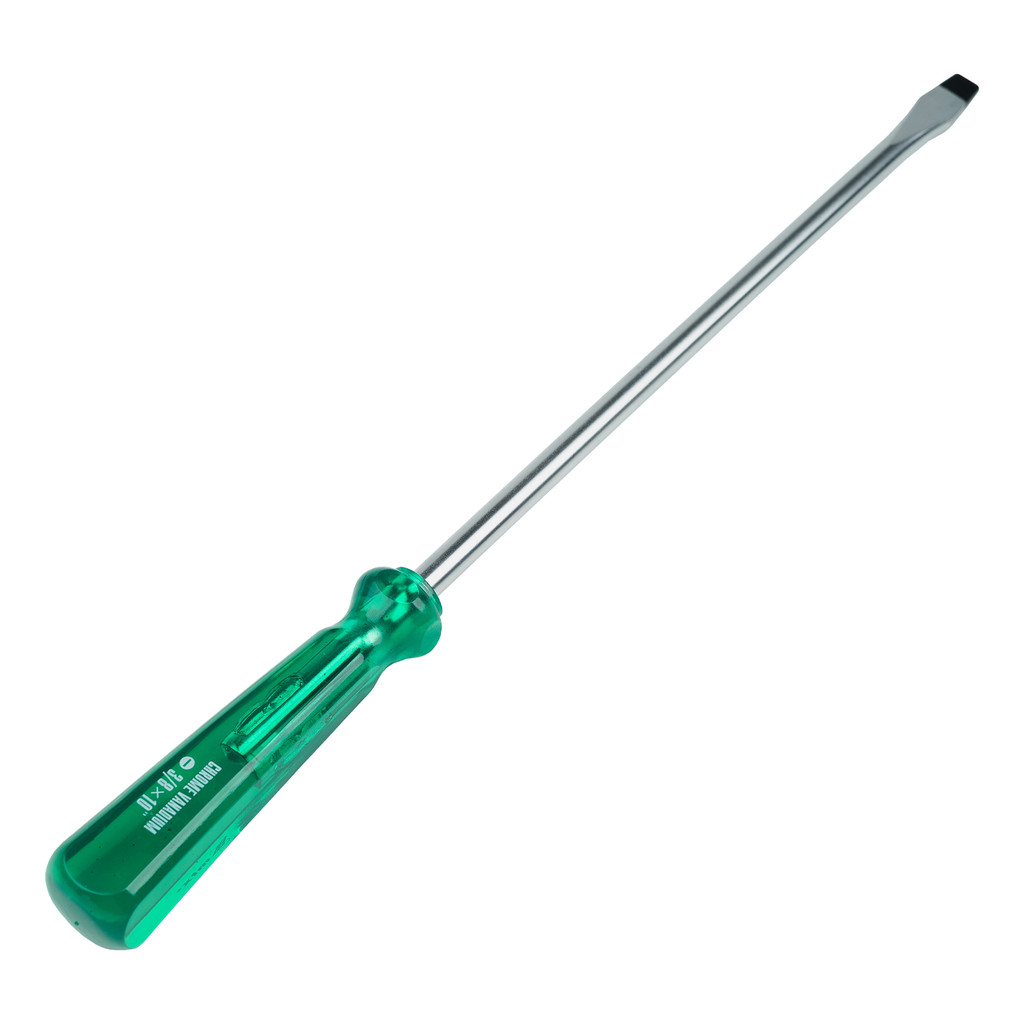 CHAVE DE FENDA, SL9,5 3/8 X 10 POL, 250MM, CRV 1PC // MTX