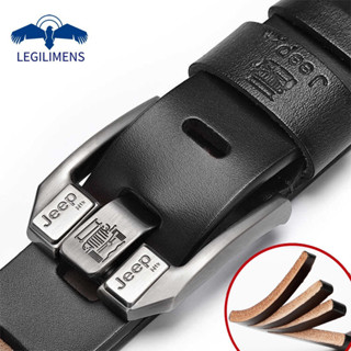 LEGILIMENS Cinto Fivela De 110-150cm Couro Para Homens De Genuíno Vintage Jean Cintos De Alta Qualidade em Oferta na Shopee