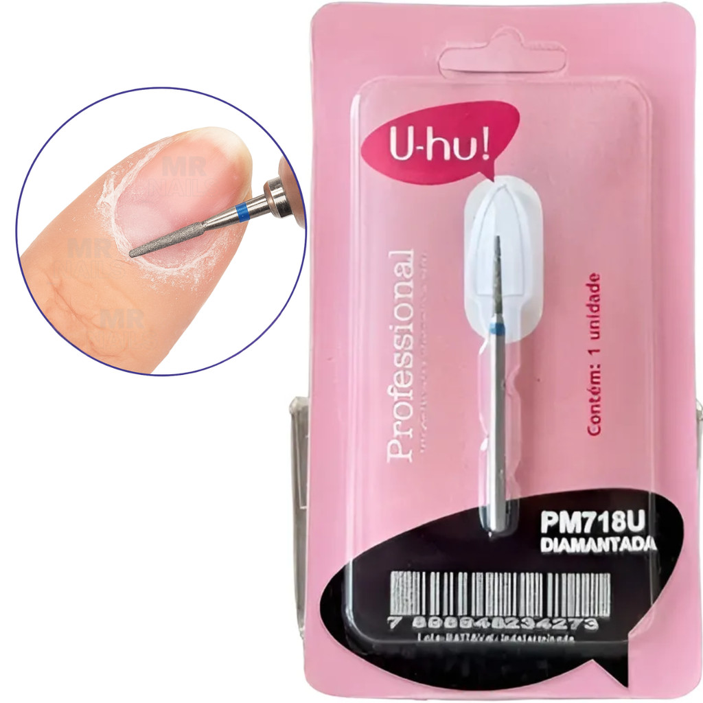 BROCA DIAMANTADA PM 718 REMOÇÃO CUTILAGEM CUTICULA MANICURE em Oferta na Shopee
