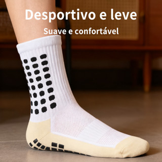 Meias Esportivas Antiderrapantes com Ventilação de Alta Qualidade para Futebol Basquete e Todos Esportes ao Ar Livre em Oferta na Shopee