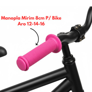 Manopla De Bike Mirim Borracha 8cm Aro 12 14 e 16 - Wester em Oferta na Shopee
