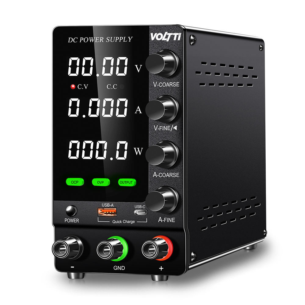 Fonte de Alimentação de Bancada 30V 5A com OCP OVP Bip Display de 4 dígitos USB SPS-C305S Bivolt